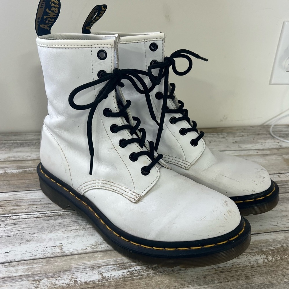 Dr Martens Softy Leather Lace Up Boots